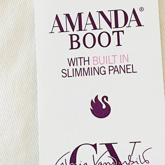 Gloria Vanderbilt Amanda Stretch Bootcut White Jeans  Slimming Panel Size 18 NWT - Picture 9 of 15